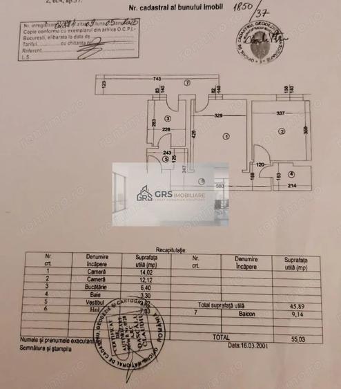 Apartament cu 2 camere semidecomandat în Liviu Rebreanu