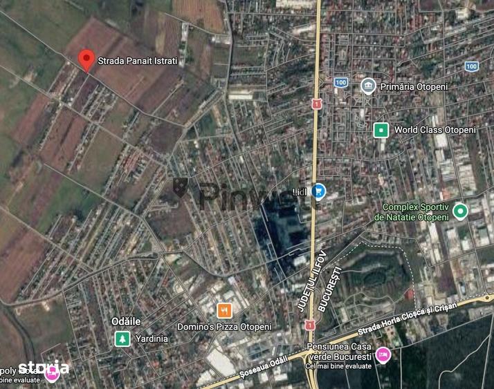 ExclusivitateTeren 10.000 mp OtopeniPanait Istrati, deschidere 29 ml - 2