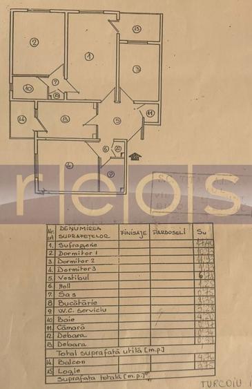 Apartament cu 4 camere decomandat, mobilat în Dristor