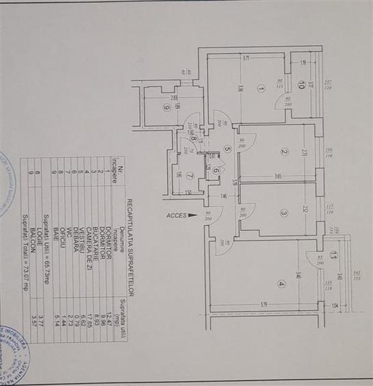 Apartament 3  camere/2 bai zona B-dul Bucuresti - 9