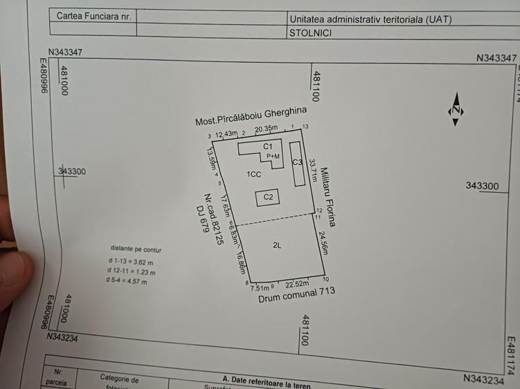 Casă cu 4 camere în Fâlfani