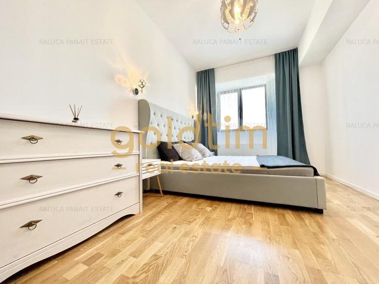 Apartament cu 3 camere semidecomandat, mobilat în Pipera