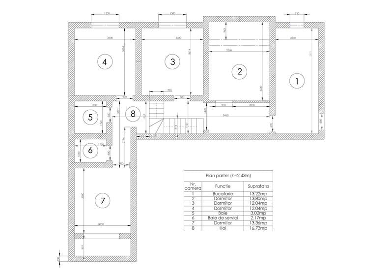 Apartament cu 8 camere în Central