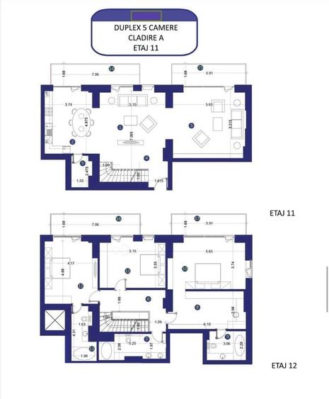 Apartament cu 5 camere semidecomandat în Polonă