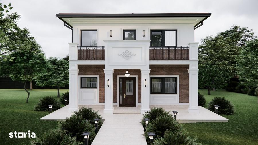 Casă cu 5 camere cu Teren 600 Mp în Tomești