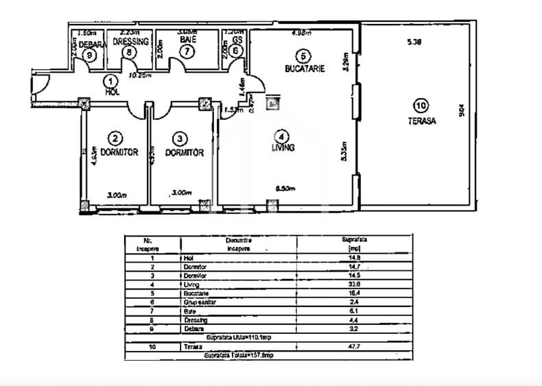 Apartament cu 3 camere în Șelimbăr