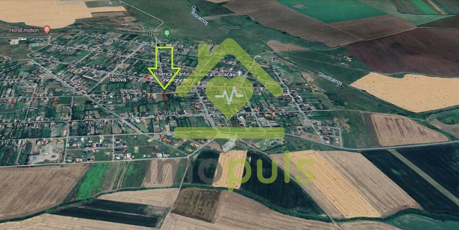 Teren Construcții intravilan de 1000 mp, în Ianova