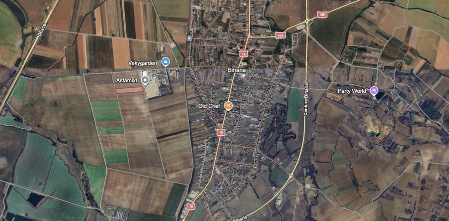 Teren agricol extravilan de 17700 mp, în Biharia