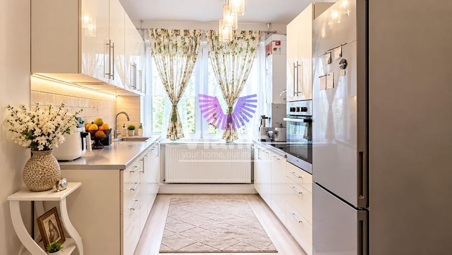 Apartament cu 2 camere decomandat, mobilat în Central
