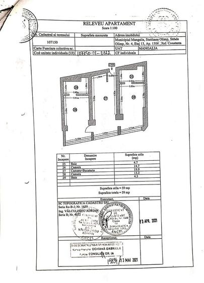 Apartament de vanzare /inchiriat, 3 camere,mobilat si utilat. - 11