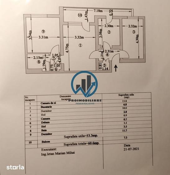Vand apartament 3 camere Craiovei - 5