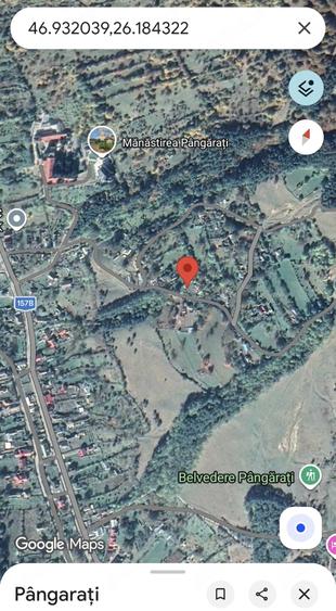 Teren de 1400 mp, în Pângărați