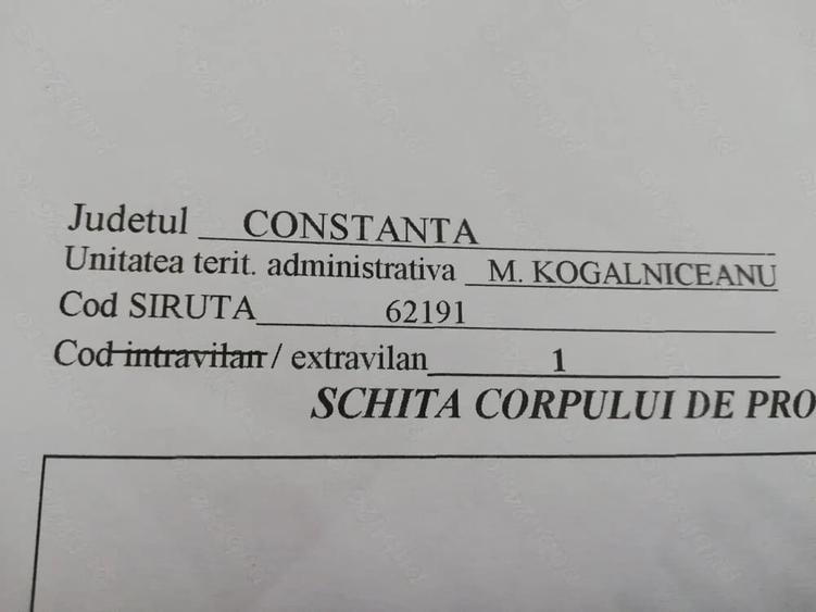 Teren de 25000 mp, în Mihail Kogălniceanu