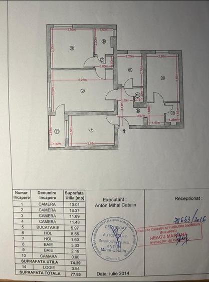 Apartament cu 4 camere semidecomandat în Nicolae Grigorescu