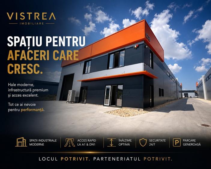 Chiajna(Str. Industriilor), hale de închiriat, 552 mp utili, birouri și depozit - 17