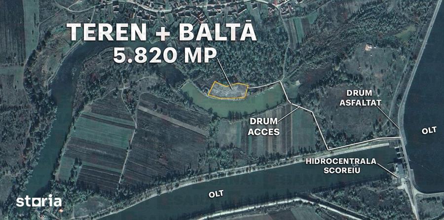 OCAZIE: TEREN + IAZ, 5820mp, Zona Pitoreasca Colun,Porumbacu - 4