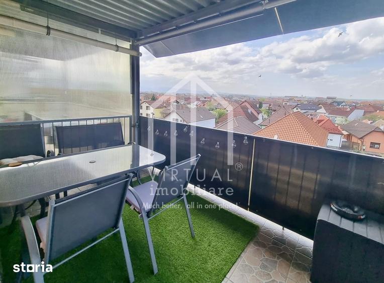 Apartament cu 3 camere, mobilat în Terezian