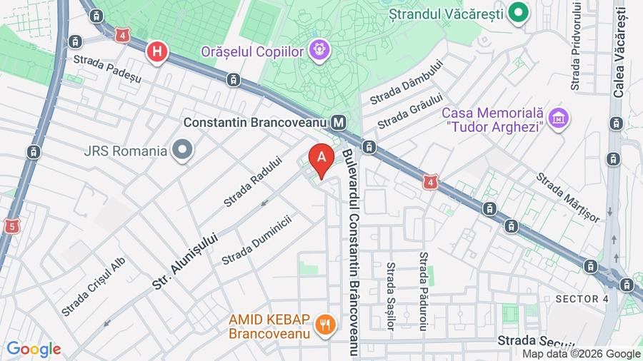 Apartament cu 2 camere, mobilat în Brâncoveanu