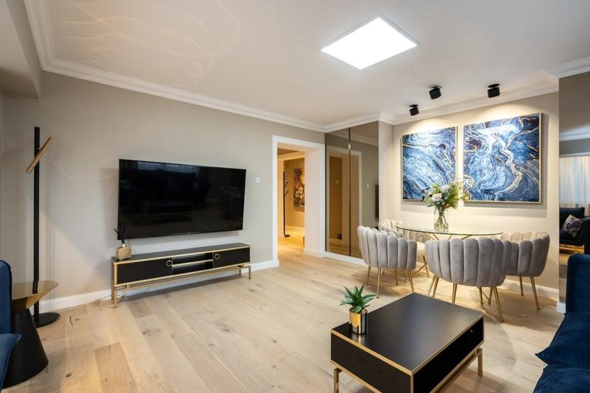 Apartament cu 4 camere decomandat, mobilat în Dorobanți
