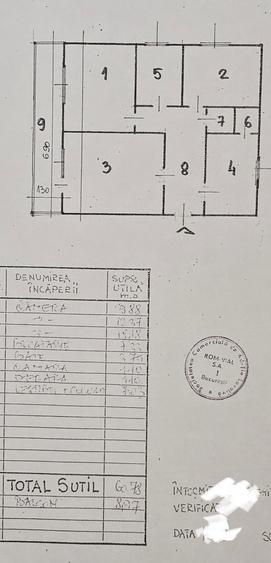 Apartament cu 3 camere decomandat în Titulescu
