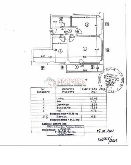 Apartament cu 2 camere semidecomandat în Văcăresti