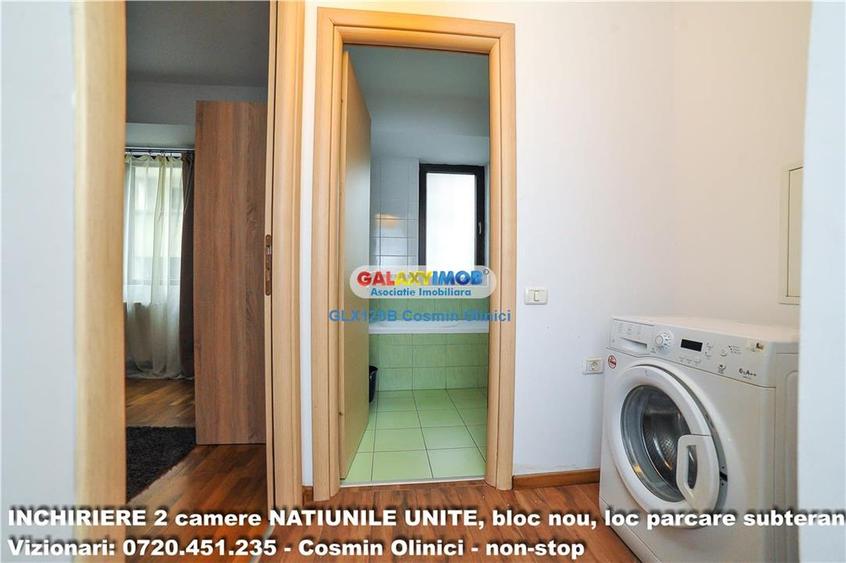 Apartament cu 2 camere decomandat, mobilat în Națiunile Unite