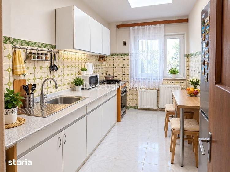 Apartament cu 3 camere semidecomandat, mobilat în Berceni