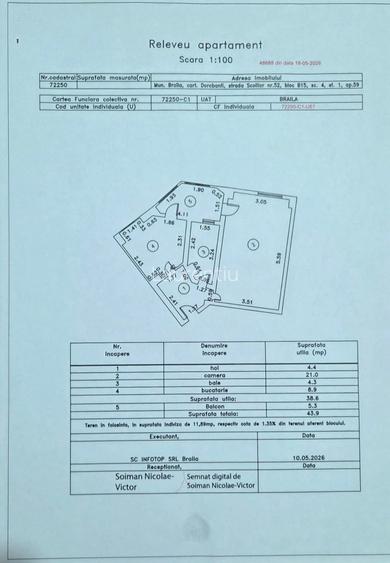 Apartament 1 camera, Dorobanti colt cu Scolilor