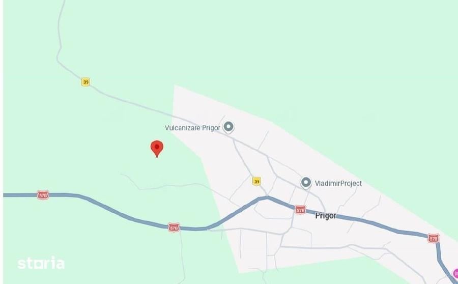 Teren de 2616 mp, în Prigor