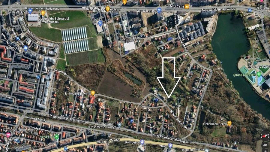 Teren de 3231 mp, în Căzănești (Râmnicu Vâlcea)