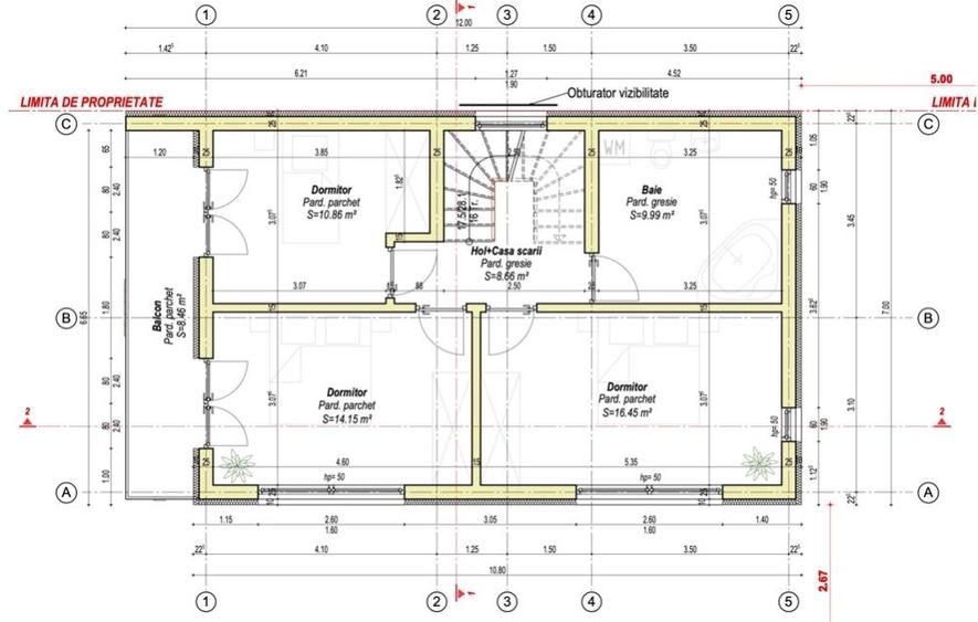 Casă individuală cu 4 camere cu Teren 366 Mp în Săftica