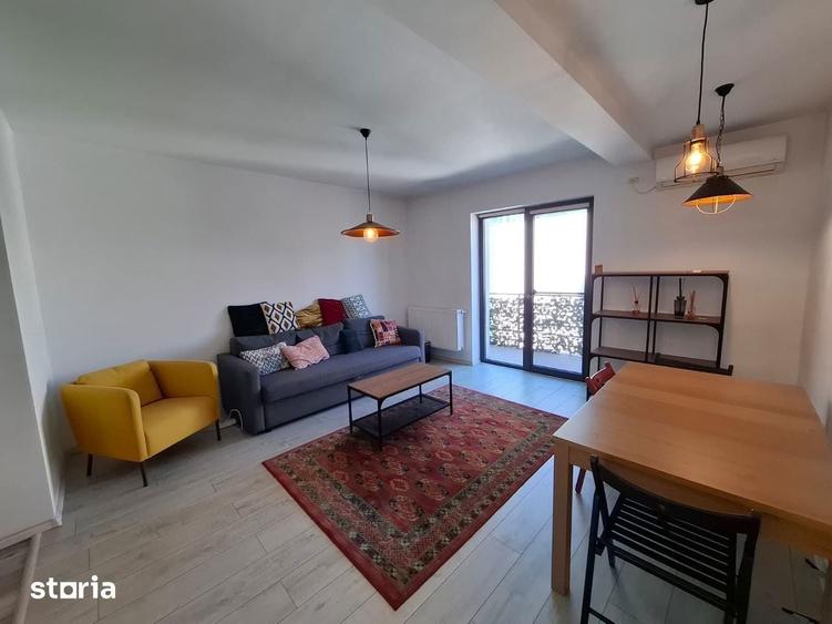 Apartament cu 2 camere, mobilat în Obor