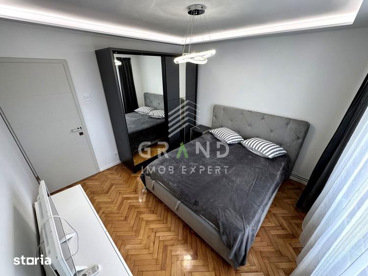 Apartament cu 3 camere decomandat, mobilat în Mărăști