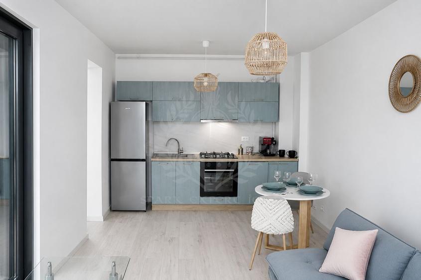 Apartament cu 2 camere decomandat, mobilat în Cantacuzino