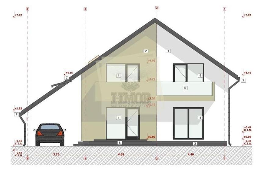 Casă individuală cu 5 camere cu Teren 504 Mp în Șelimbăr
