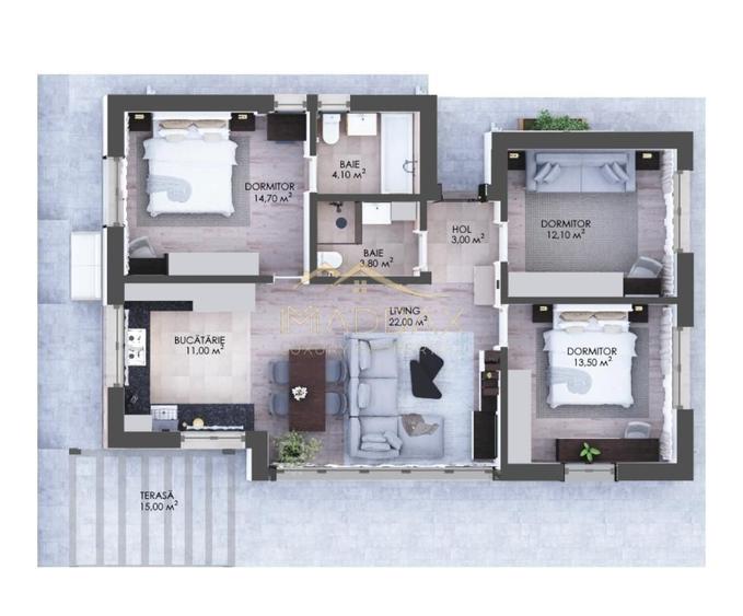 Vila moderna***4 camere***cu gradina//Cartier rezidential Corbeanca - 36