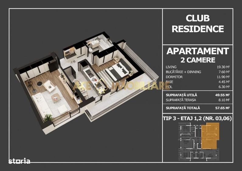 Apartament cu 2 camere în Berceni — fotografia 1