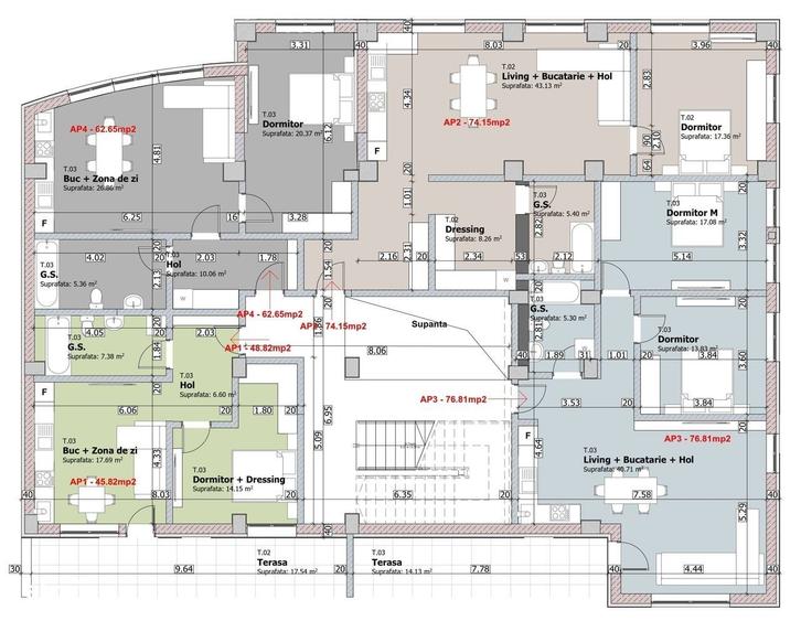 Apartament cu 2 camere în Morăreni