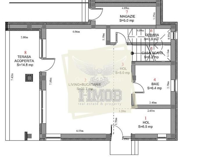 Casa 4 camere 123mpu | teren 475mp | terasa si balcon | Selimbar