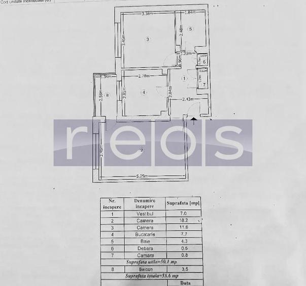 Apartament cu 2 camere decomandat în Aviației