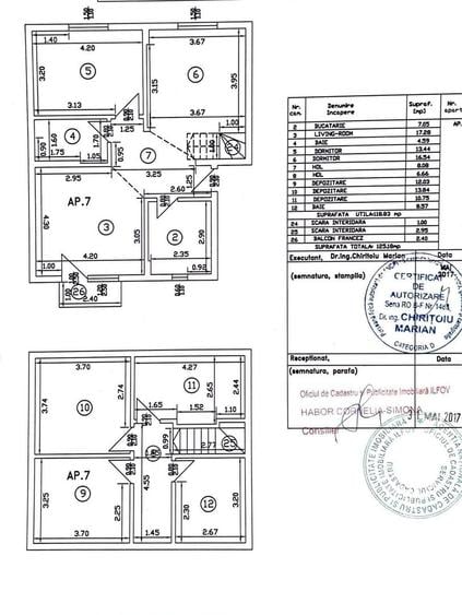 Apartament cu 4 camere decomandat, mobilat în Fundeni