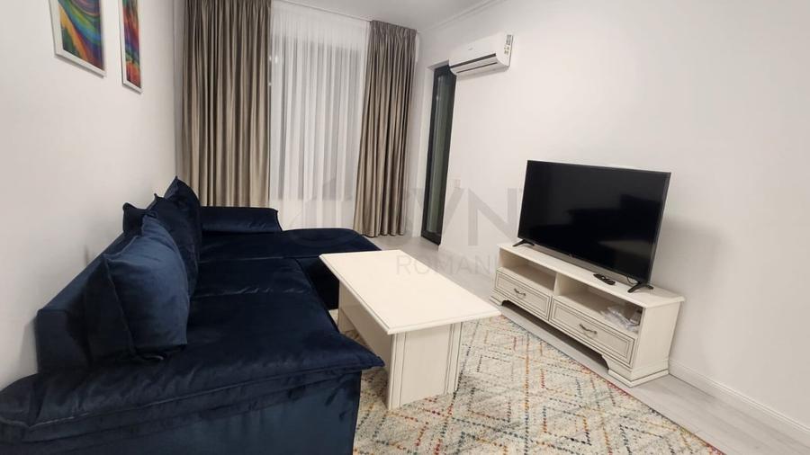 Apartament cu 2 camere semidecomandat, mobilat în Pipera