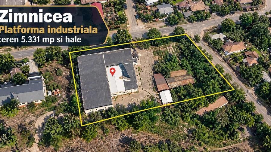 Spațiu industrial, de 2,046 mp, în Zimnicea