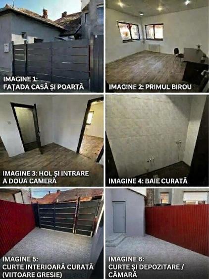 Casă cu 2 camere cu Teren 22 Mp în Central