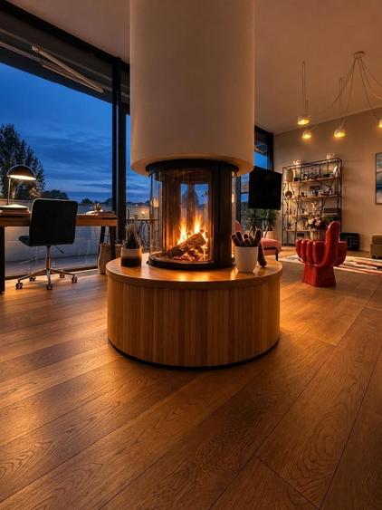 Penthouse cu 3 camere decomandat, mobilat în Parcul Carol