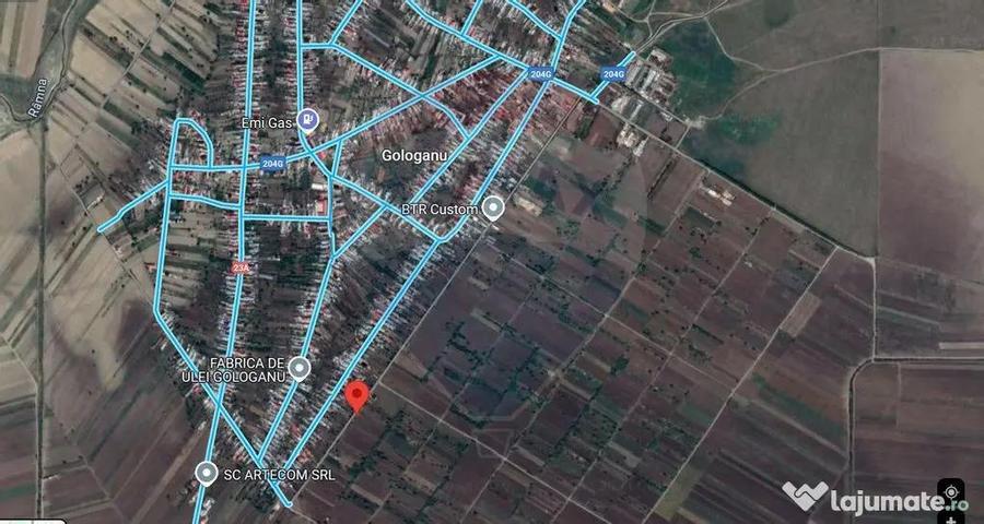 Teren de 4486 mp, în Gologanu