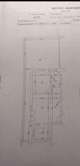 Apartament cu 3 camere decomandat în Ostroveni