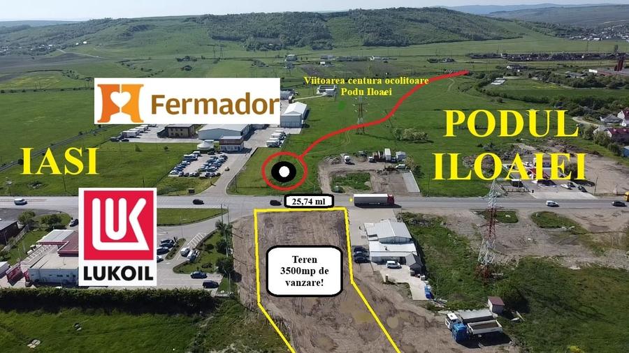 Teren Construcții intravilan de 3500 mp, în Est