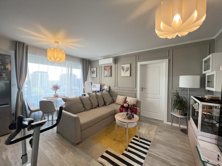Apartament de lux, 3 camere, 60 mp utili, etaj 5/8, mobilat - Aradului - 1