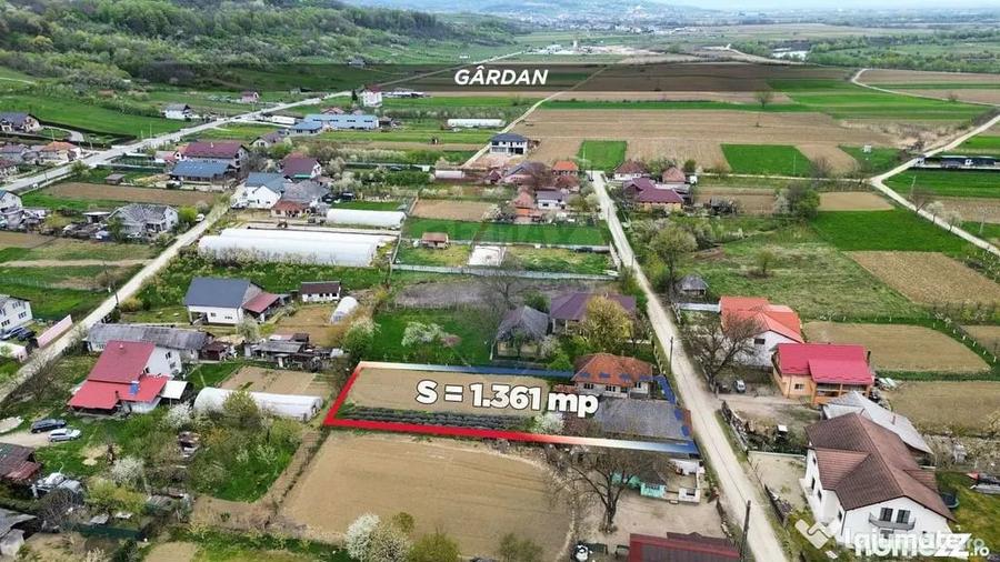 Casă cu 3 camere cu Teren 1361 Mp în Gârdani
